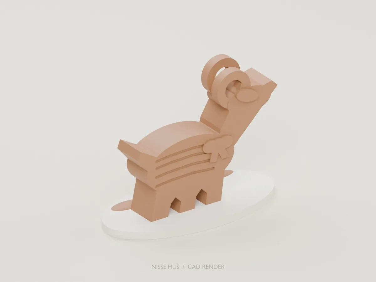 Julebuk · CAD-visning af vores model