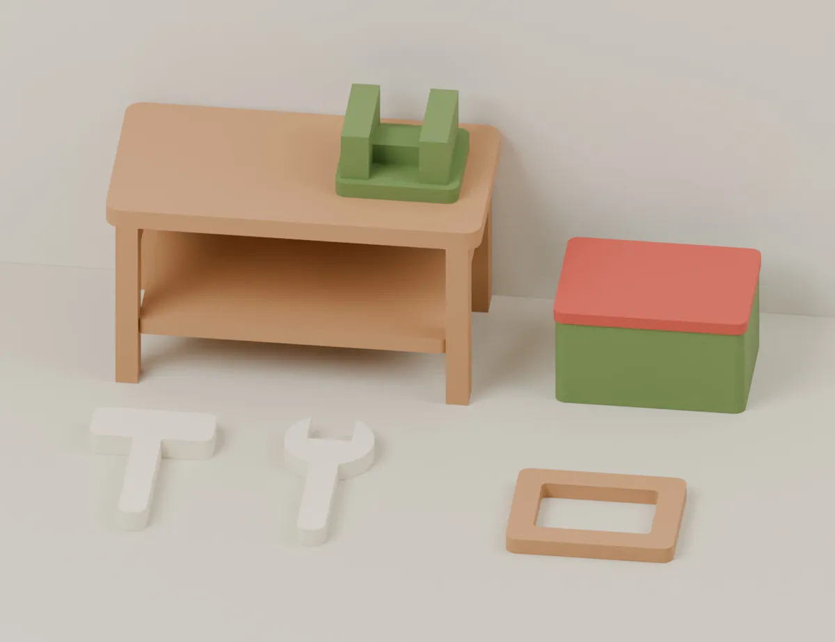 Workshop – Elf Workbench · CAD view of our model