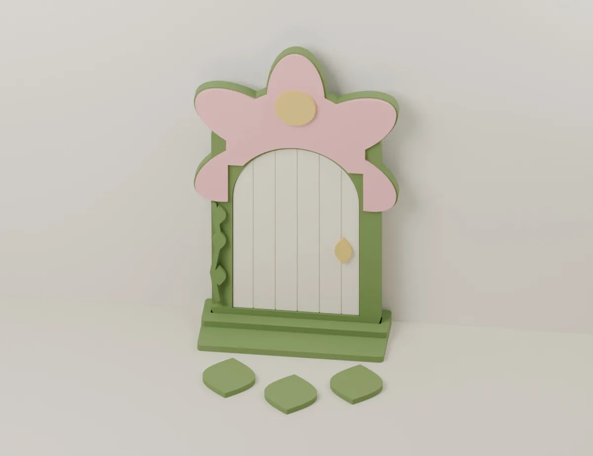 Flower Door – Meadow Entrance · CAD view of our model
